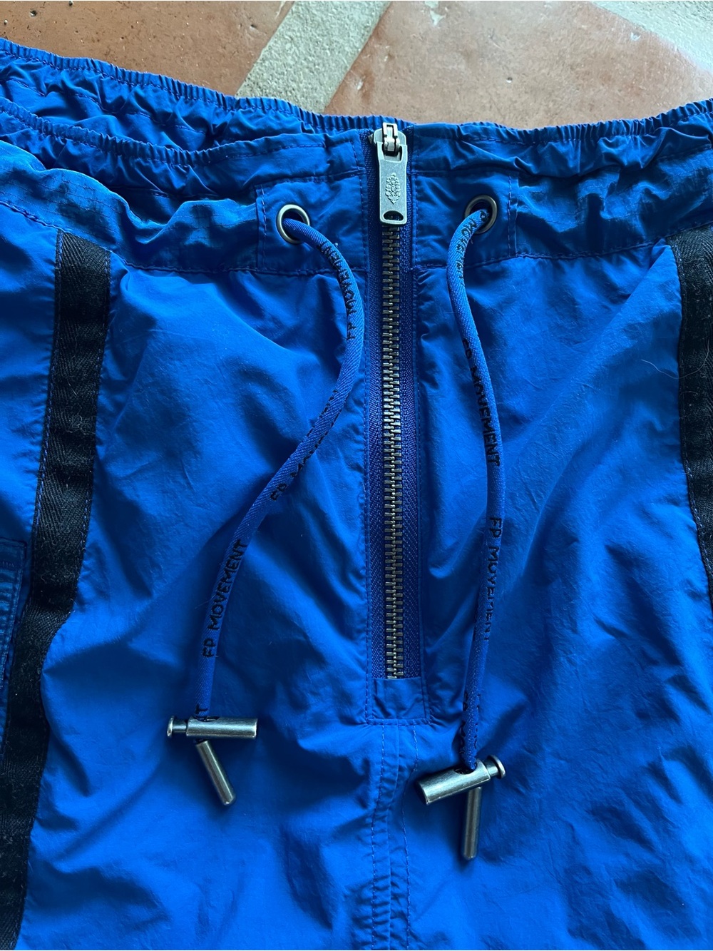 Free People Movement Blue Cargo Hiking Drawstring Shorts - Picture 5 of 8